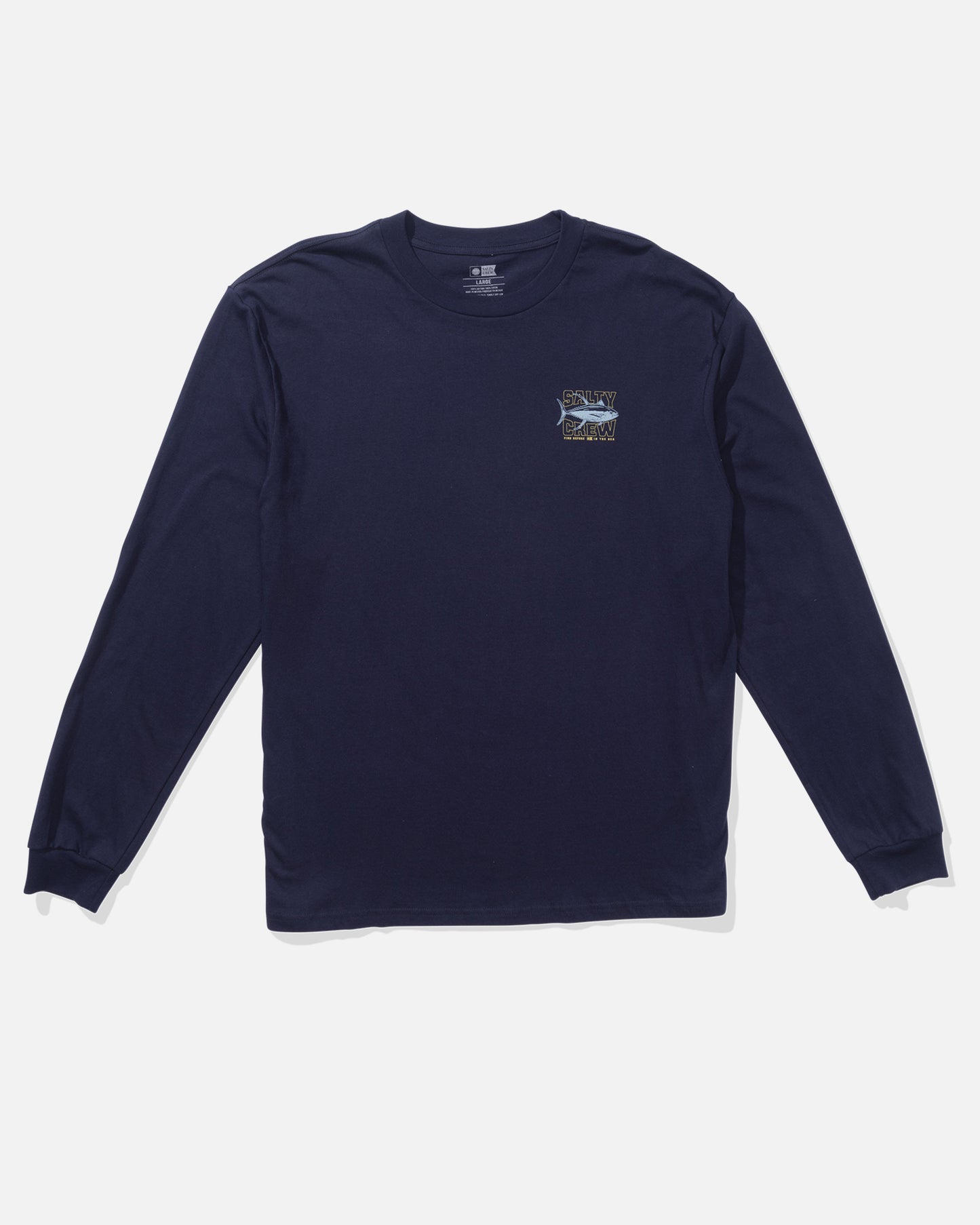 Big Game Ls Tee - Blue Fin