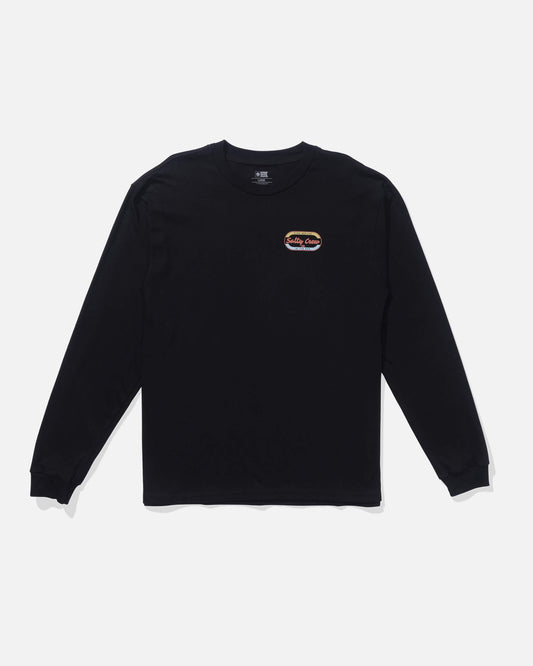 Salty crew T-SHIRTS L/S Capsule Classic Ls Tee - Black in Black