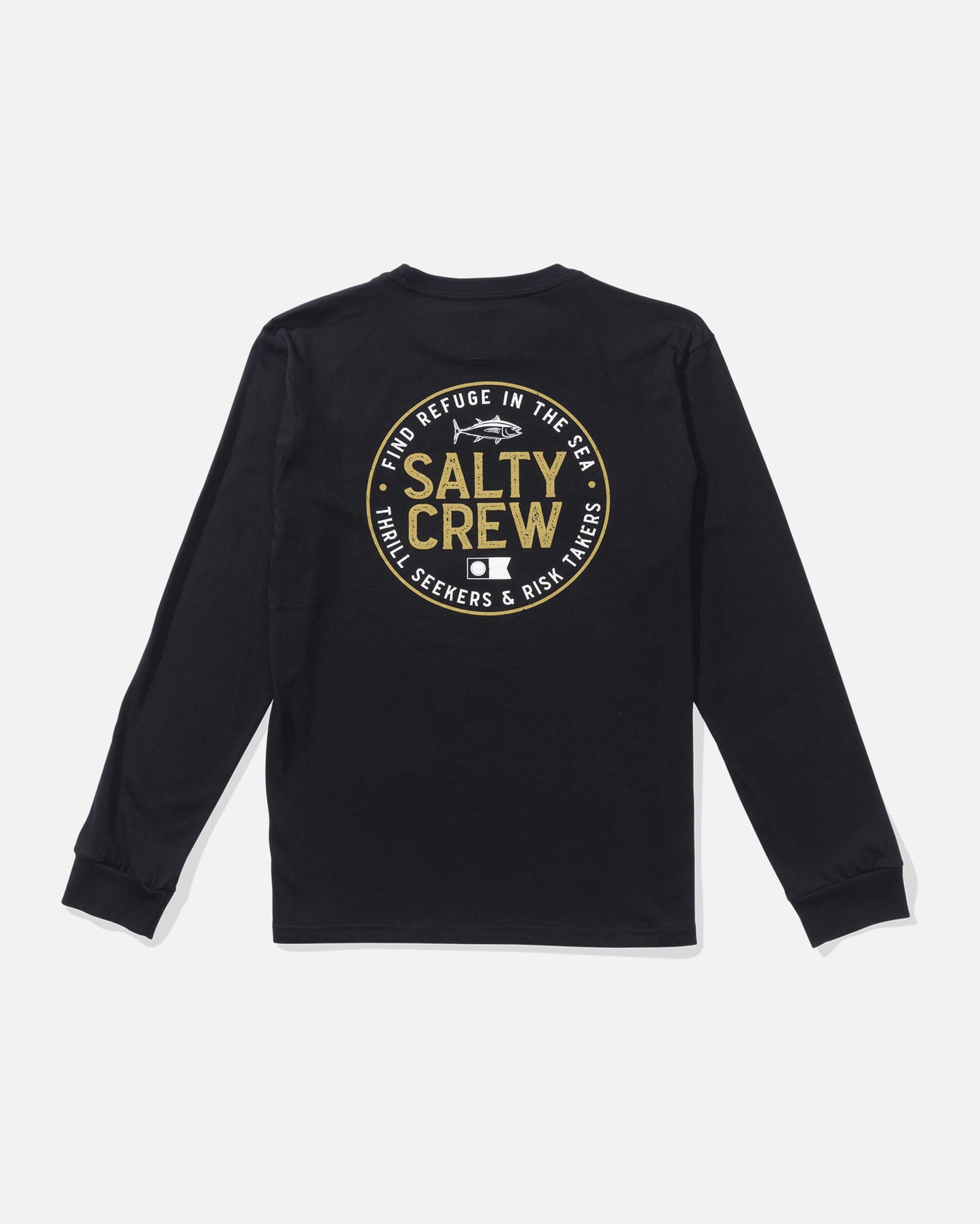 Salty crew T-SHIRTS L/S Legendary Ls Tee Kids - Black in Black