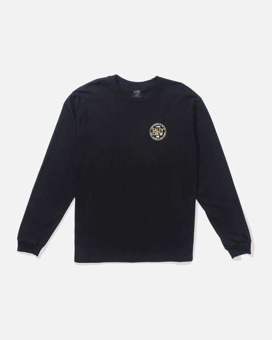 Salty crew T-SHIRTS L/S Legendary Ls Tee - Black in Black