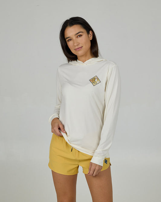 Tippet Fill Hood Sunshirt - Off White