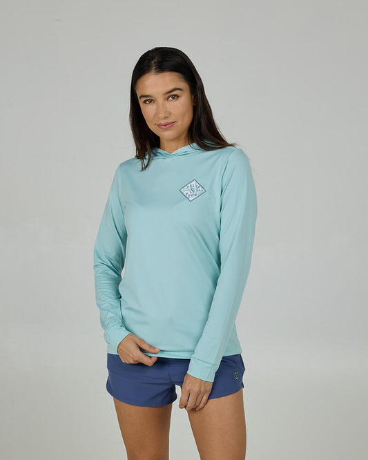 Tippet Fill Hood Sunshirt - Oasis