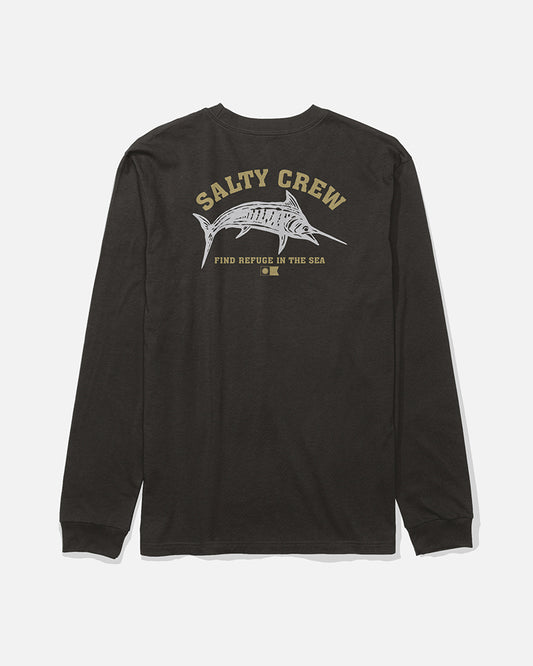 Bill Fishing Ls Tee - Black