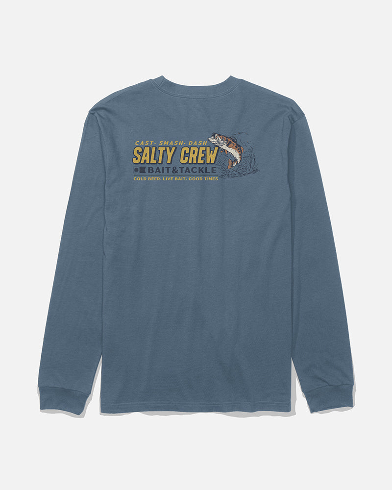 Live Bait Ls Tee - Slate