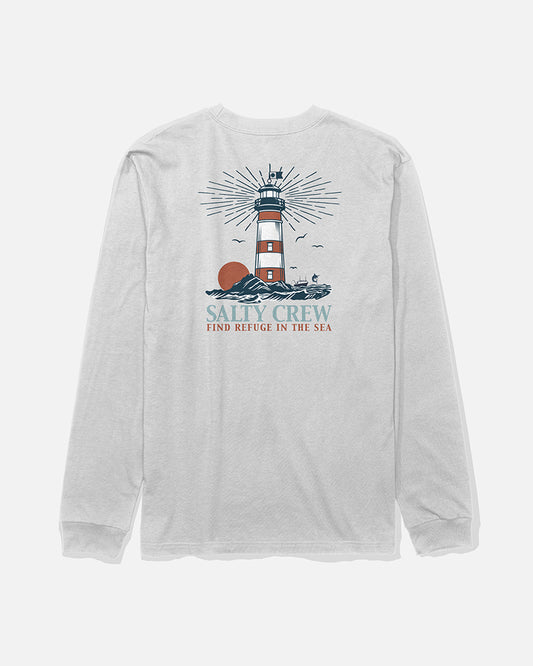 High Beam Ls Tee - White