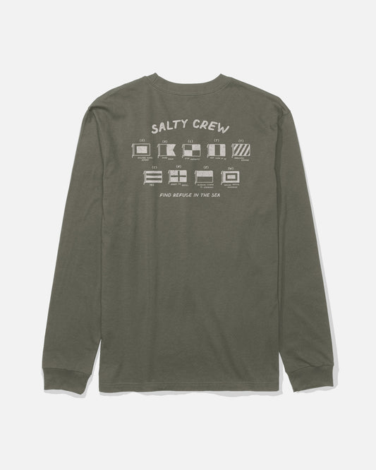 Call Sign Ls Tee - Dusty Olive