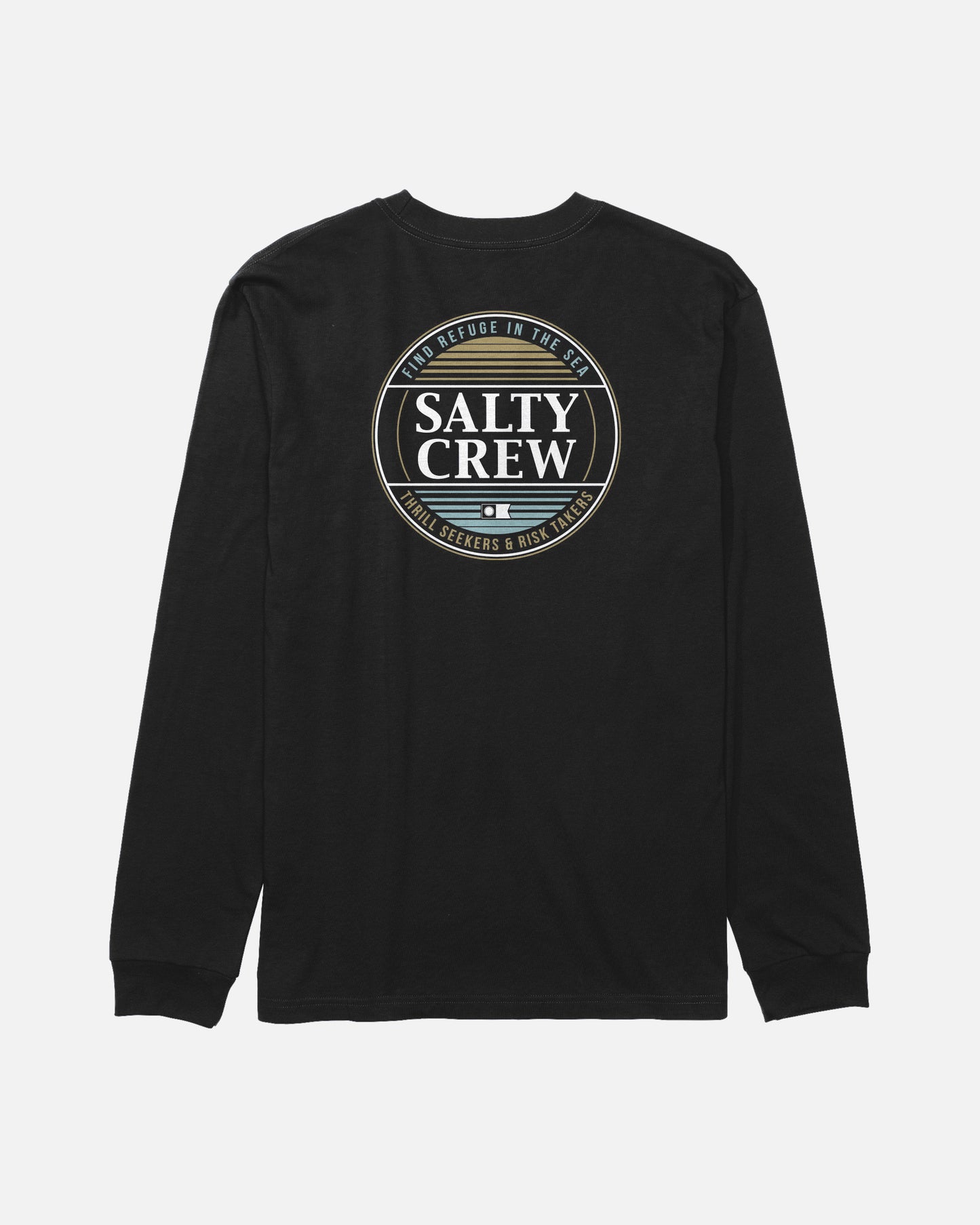 Simple Fade Ls Tee Kids - Black