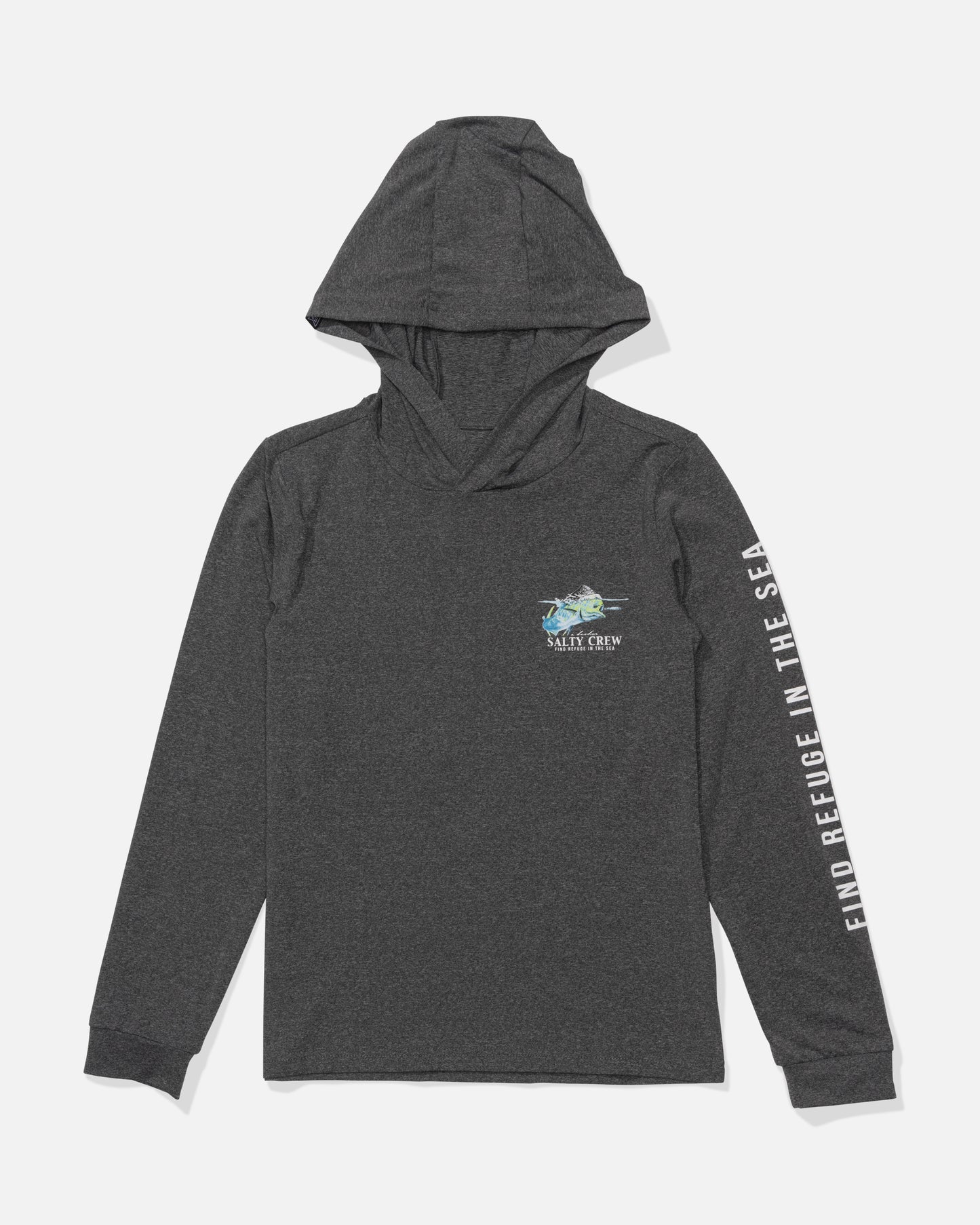Mahi Surface Hood Sunshir Kids - Charcoal Heather