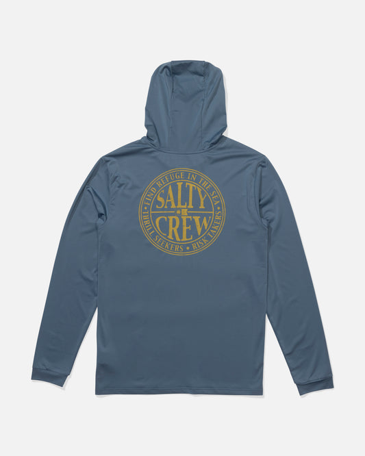 Global Hood Sunshirt - Pilot Blue