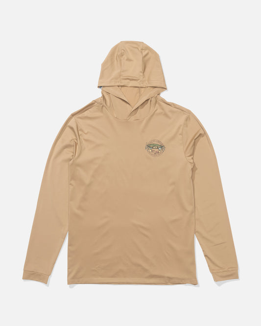 Jimmy Hooded Sunshirt - Khaki
