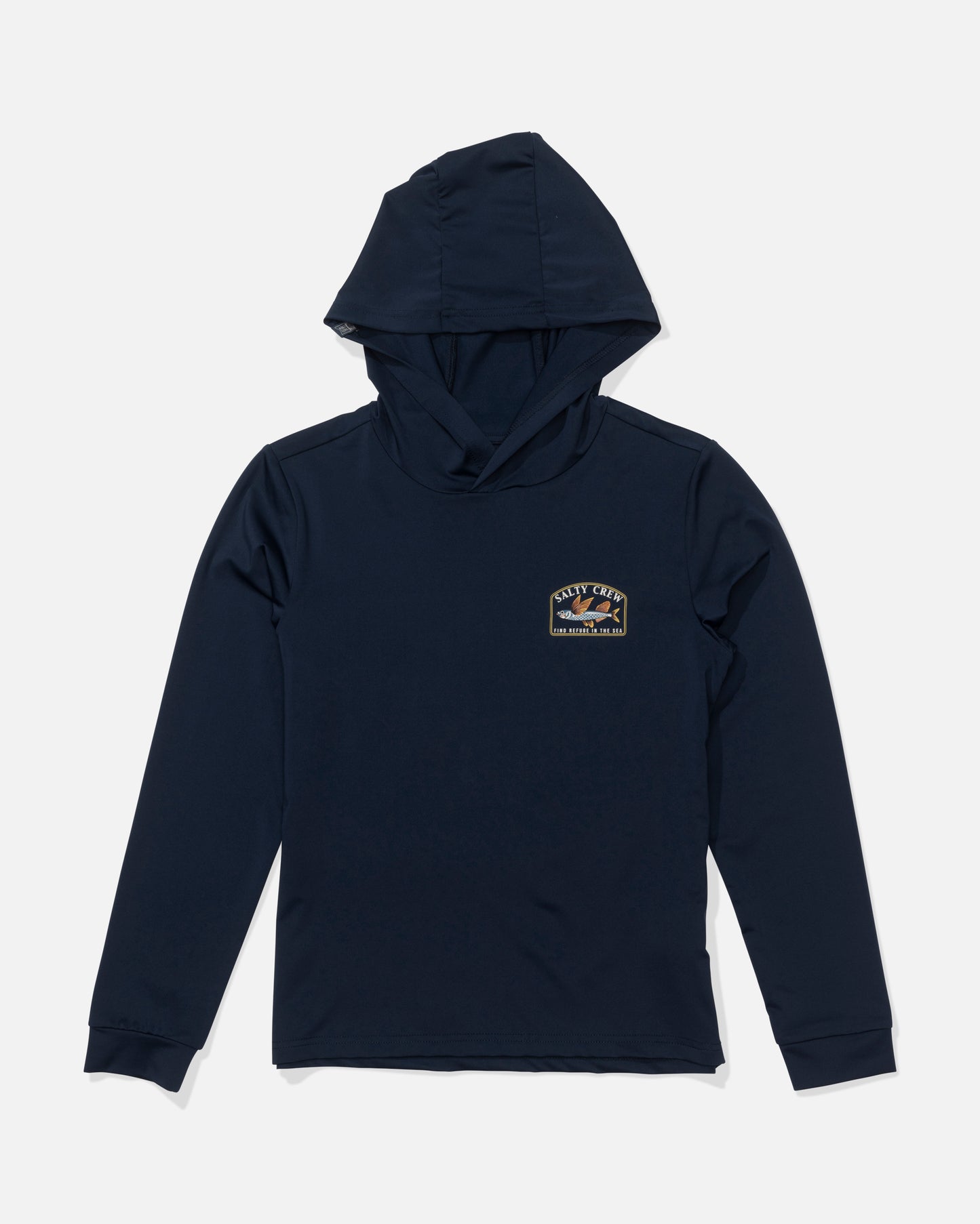 Fly Home Hood Sunshirt Kids - Navy