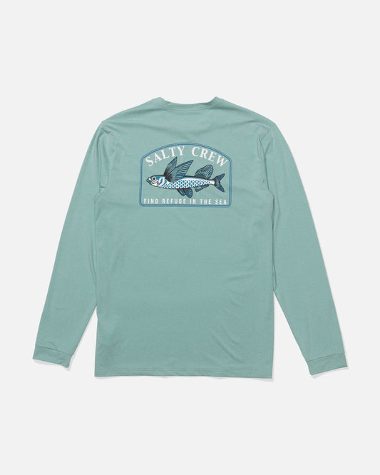 Fly Home Ls Sunshirt - Seaside Heather