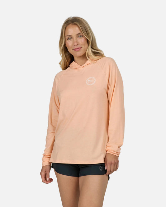 Circled Tech Hoody - Apricot