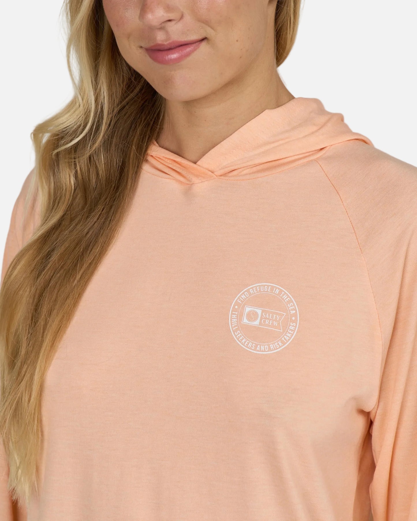 Circled Tech Hoody - Apricot