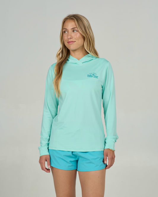 Unscripted Hooded Sunshirt - Mint