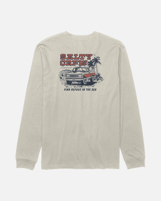 Truck Stop Ls Tee Kids - Moonbeam
