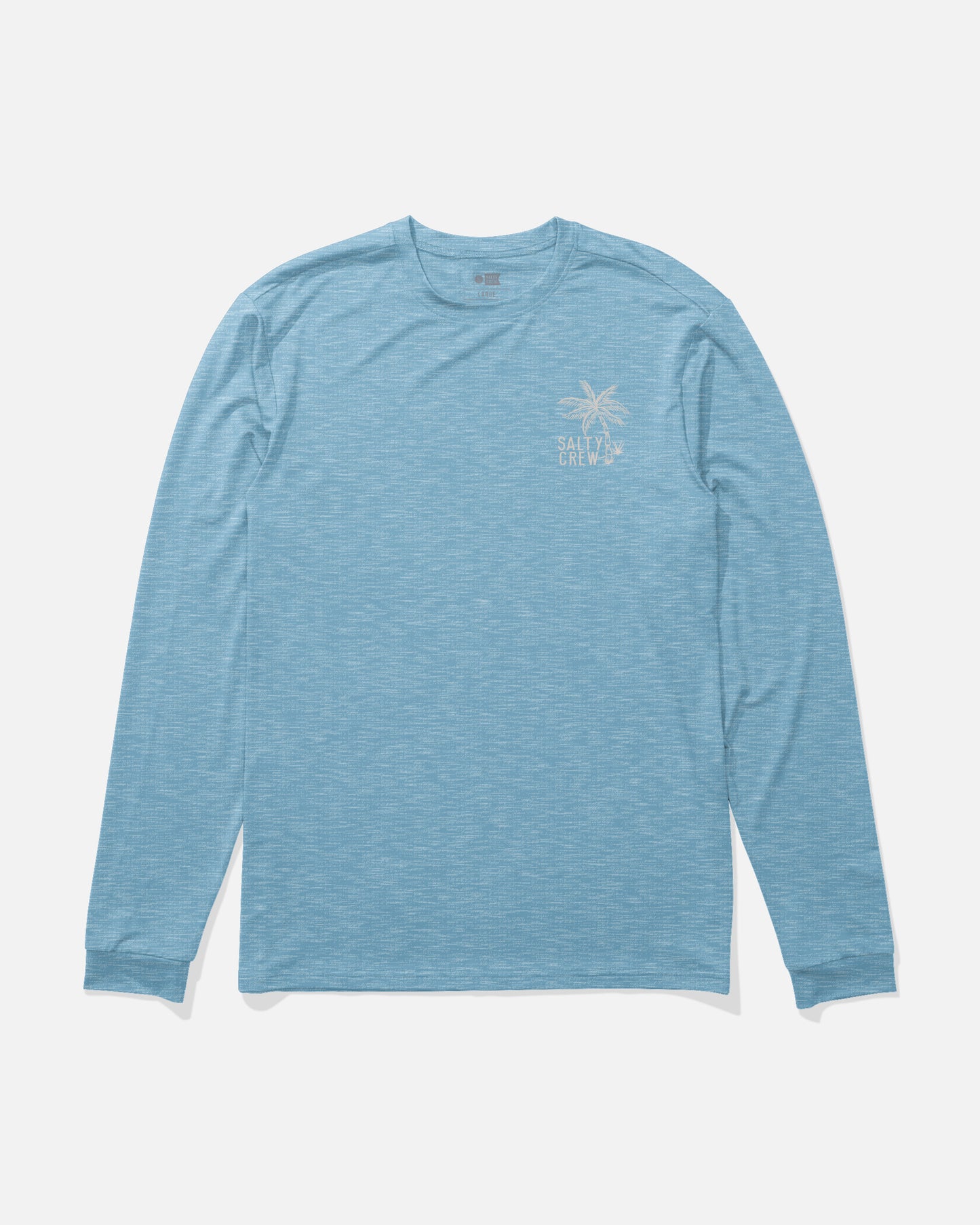 Day Off Ls Sunshirt - Blue Heather