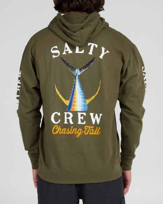 Salty Crew Men - Tailed Fleece - Army