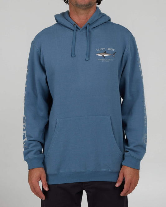 Salty crew FLEECE STANDARD Bruce Hood Fleece - Slate in SLATE