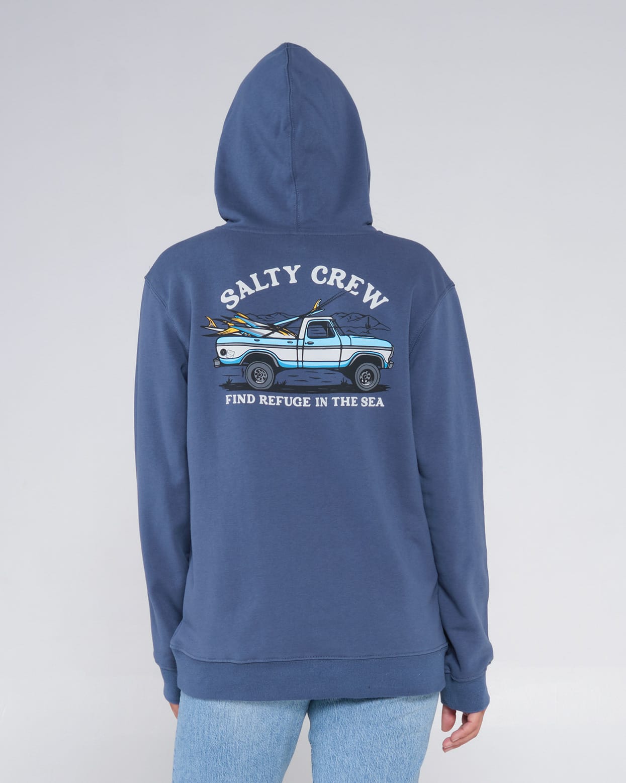 Salty Crew Damen - Baja Days Hoody - Blue Stahl