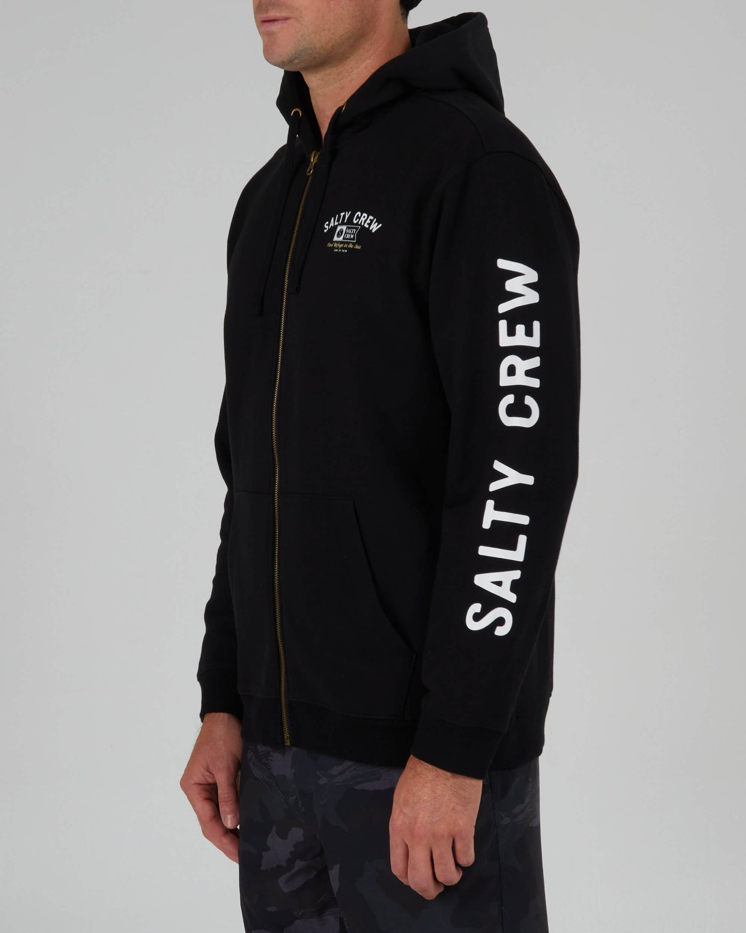 Salty Crew Men - Surf Club Zip Fleece - Black