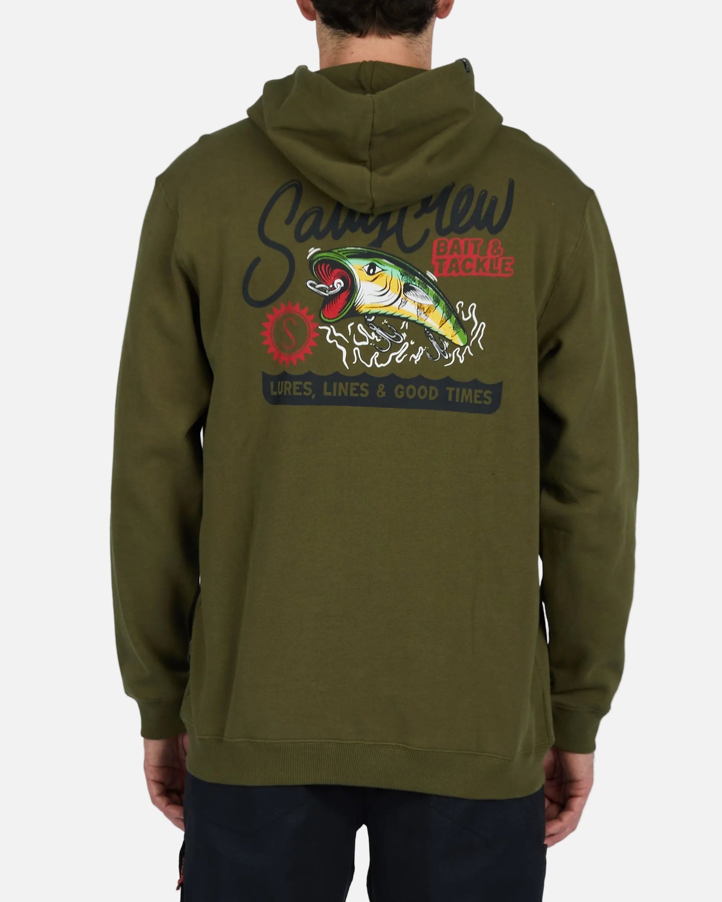 Salty Crew Men - Castoff Zip Fleece - Army