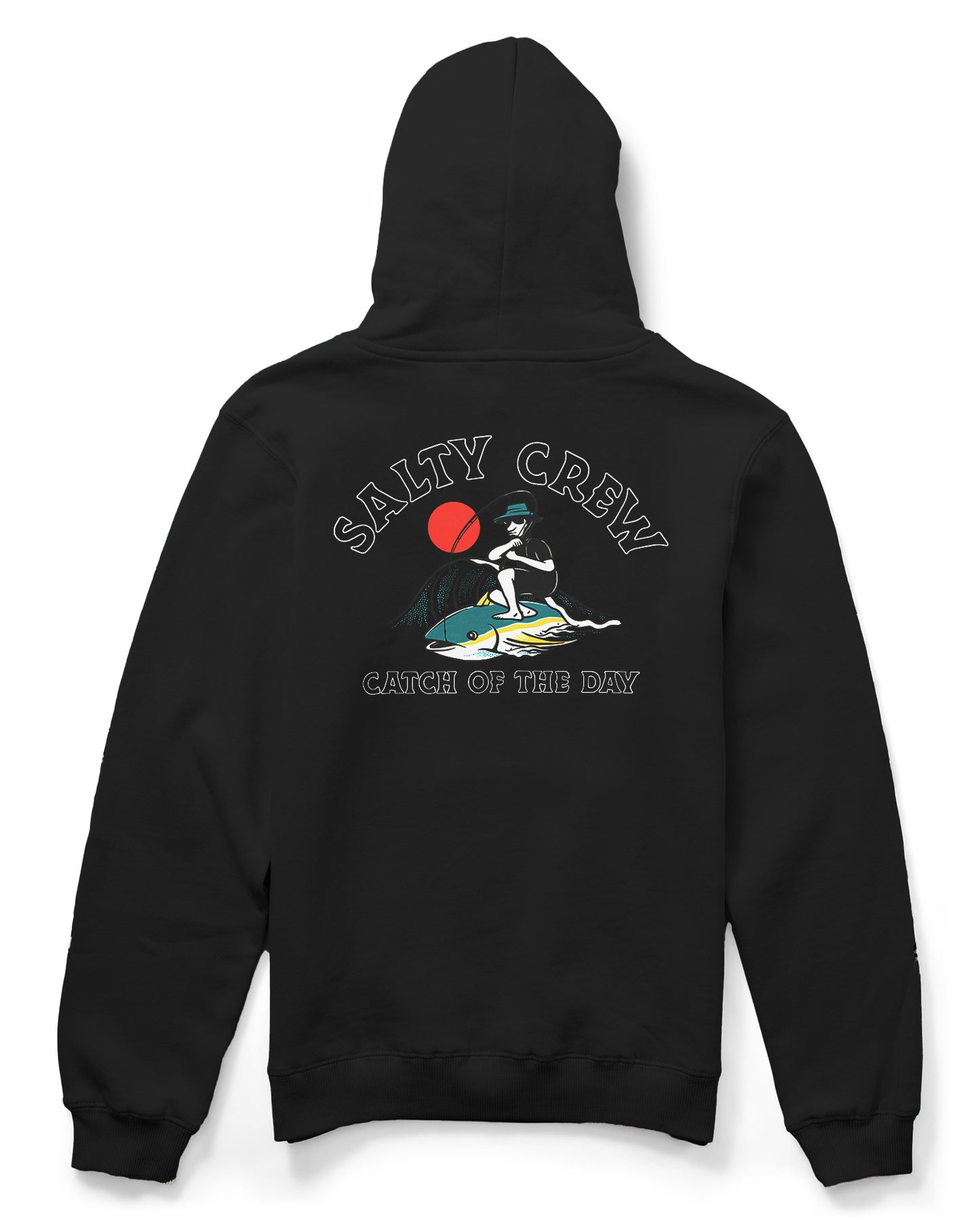 Catch Of The Day Hood Flc Kids - Black