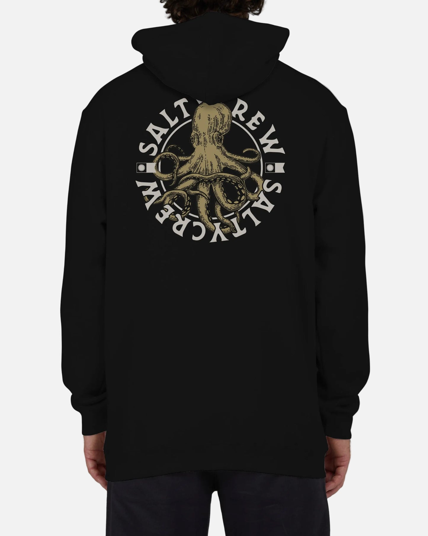Salty Crew Men - Tentacles Hooded Fleece - Black