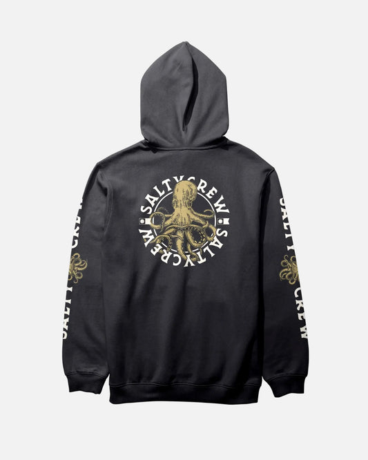 Tentacles Hooded Fleece - Black
