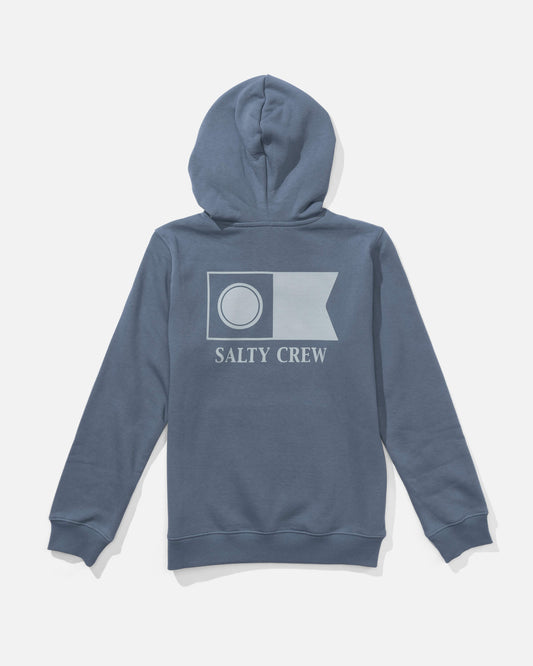 Salty crew FLEECE STANDARD Flagship Fleece Kids - Slate in Slate