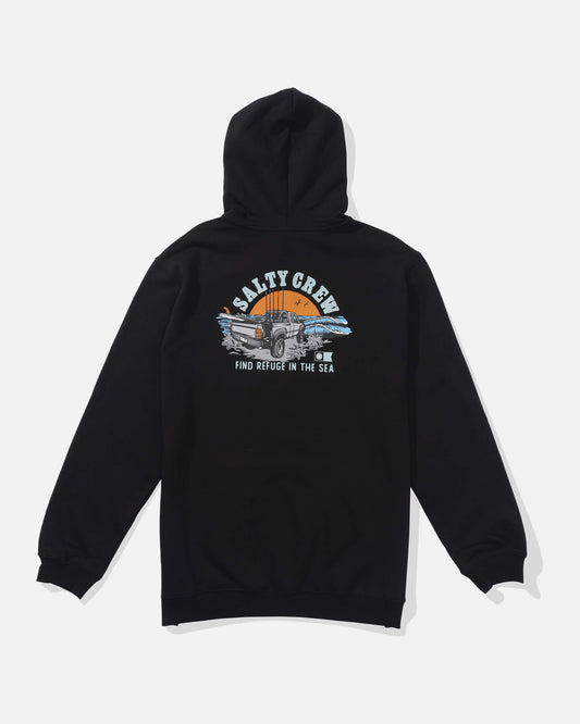 Salty crew FLEECE STANDARD Lifted Fleece - Black in Black