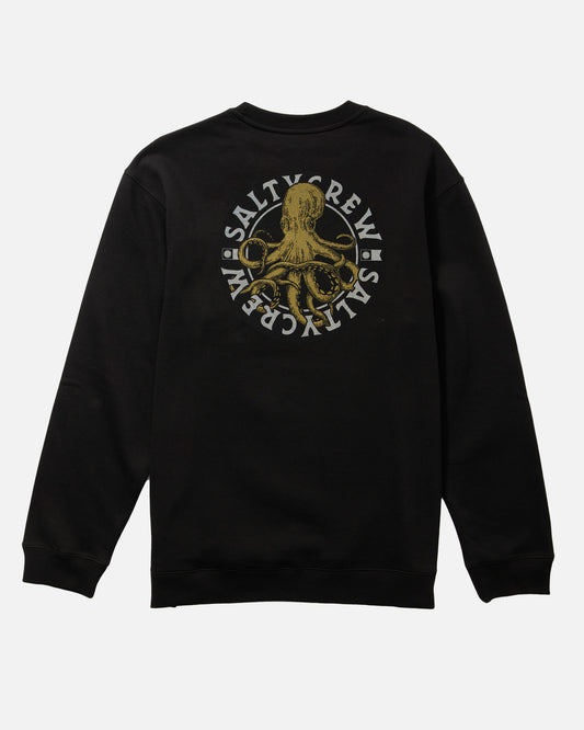 Tentacles Crew Fleece - Black