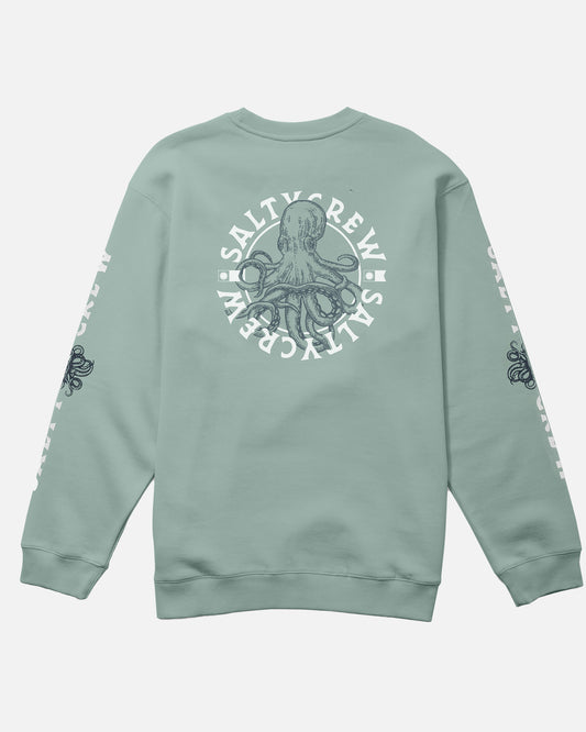 Tentacles Crew Fleece - Mackerel