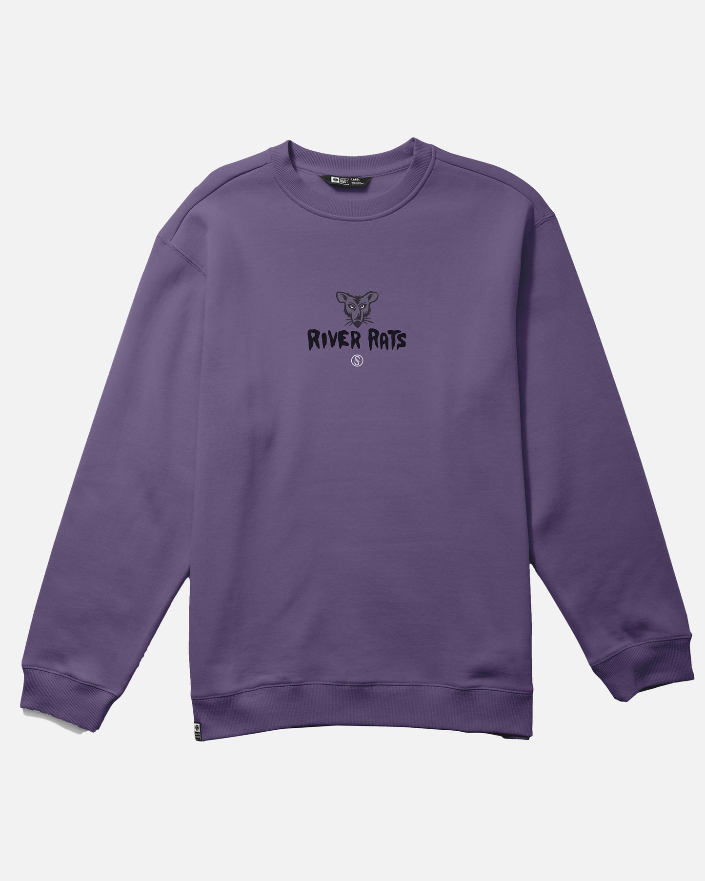 River Rats Crew Fleece - Purple Heart