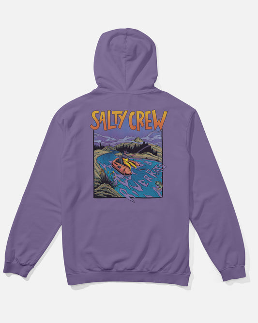 River Rats Hooded Fleece - Purple Heart