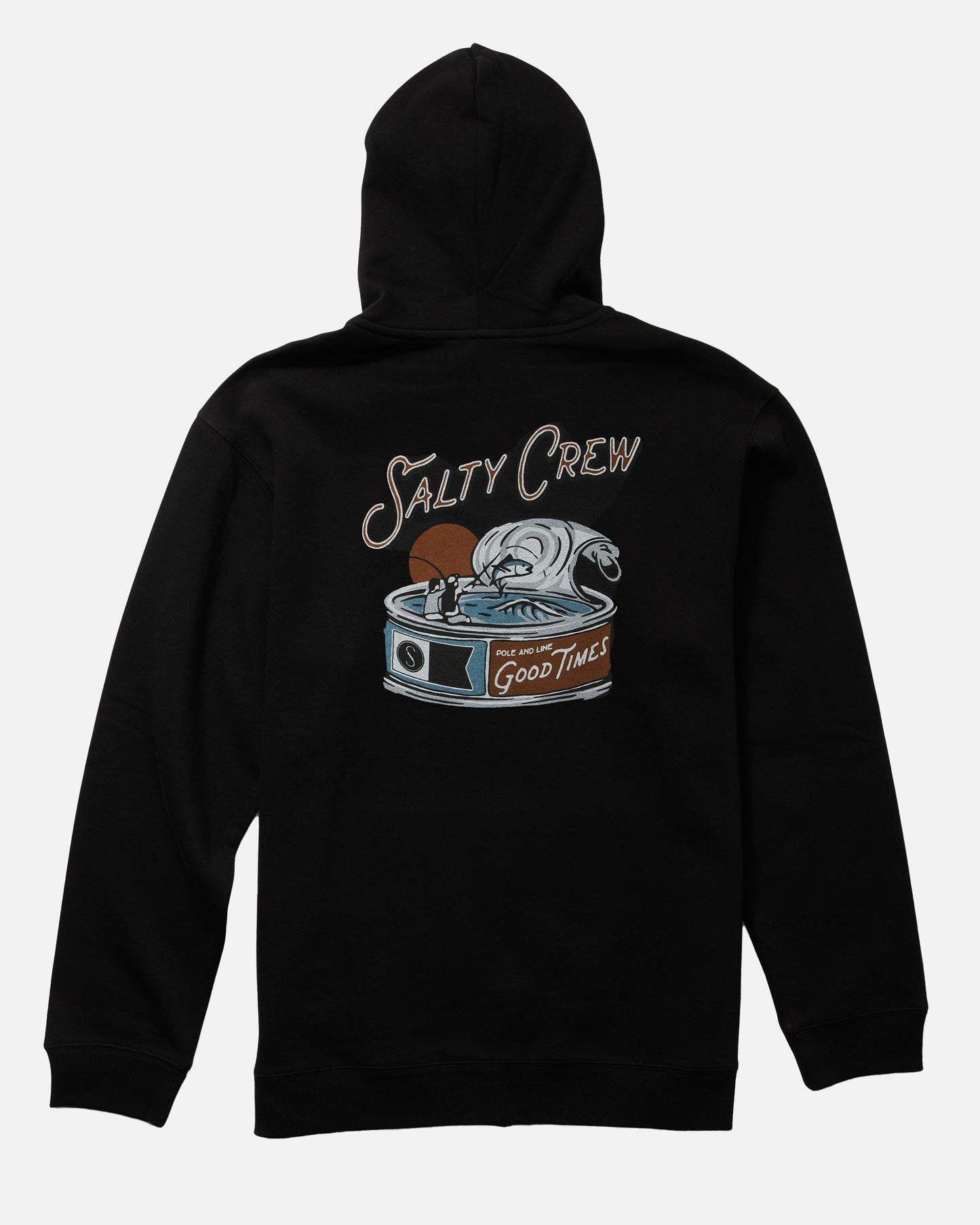 Tuna Can Hood Fleece - Black