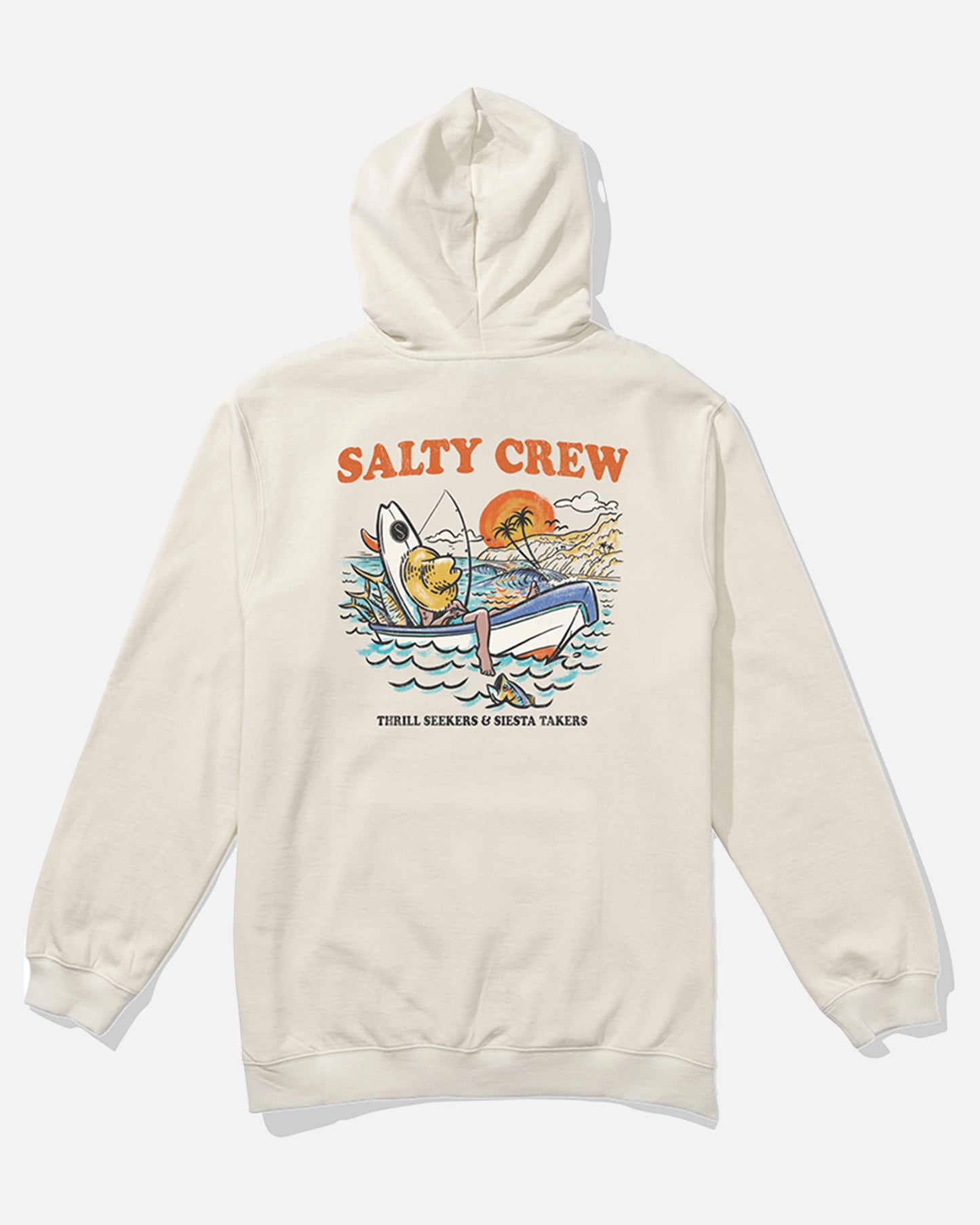 Downtime Hood Fleece - Moonbeam