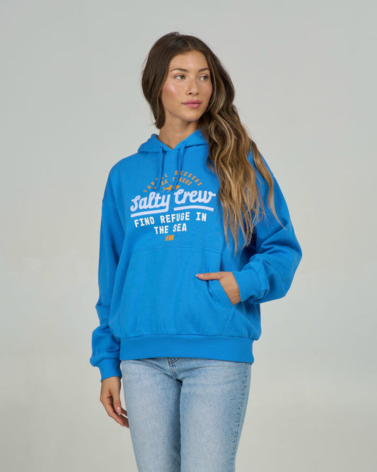 Unscripted Hoody - Bold Blue