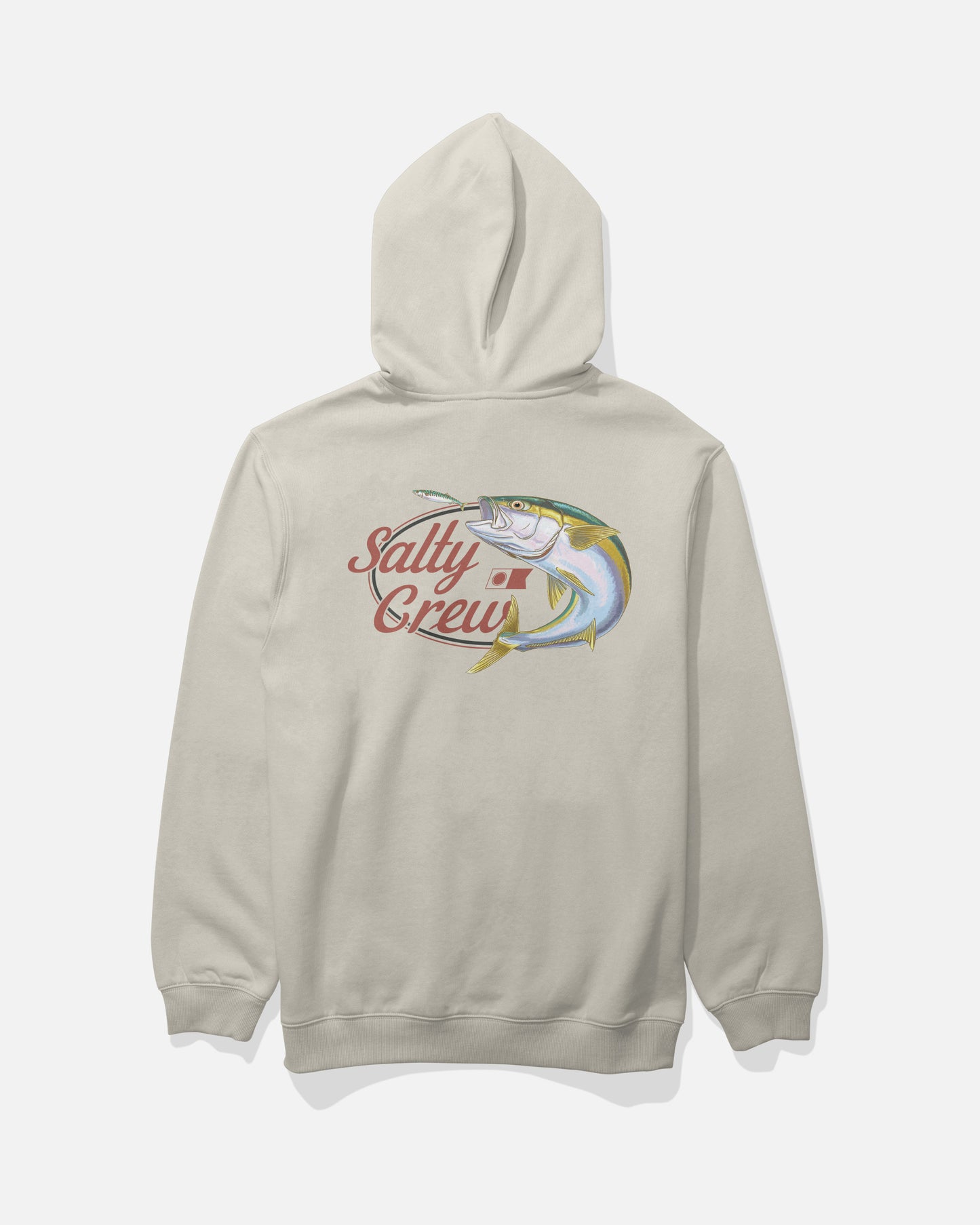 Yellow Tailed Zip Fleece - Moonbeam