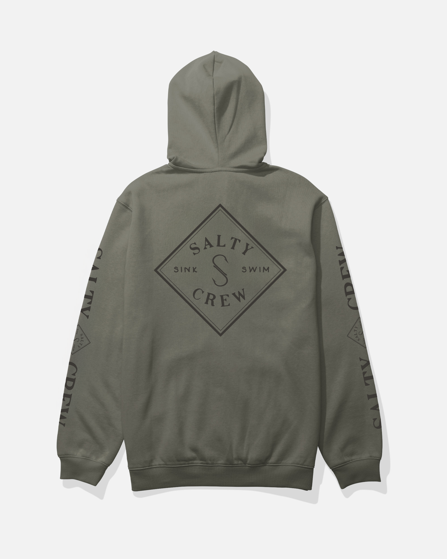 Tippet Hood Fleece - Dusty Olive
