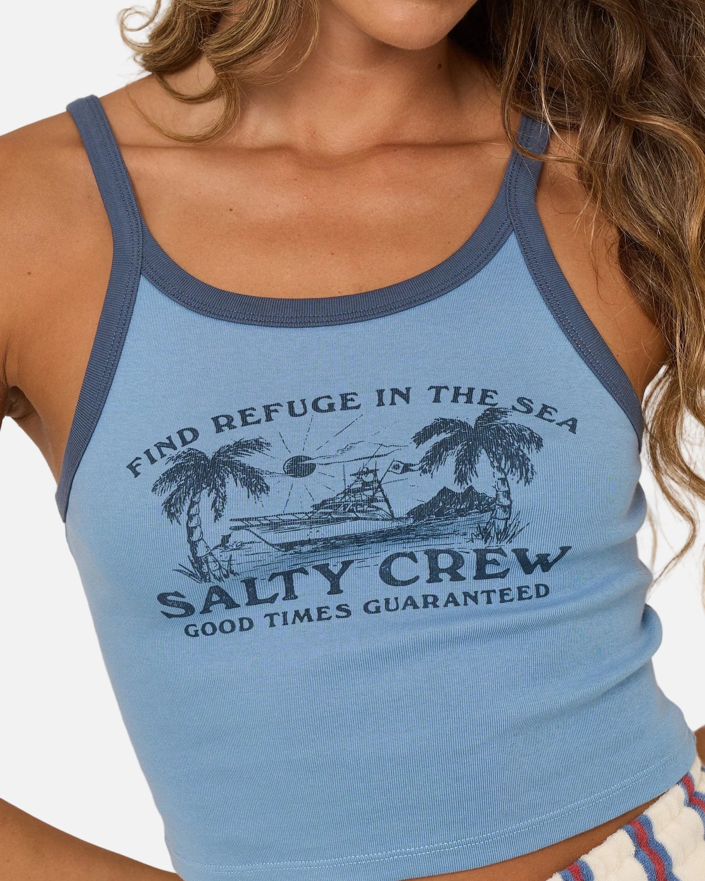 Charter Tank - Ash Blue