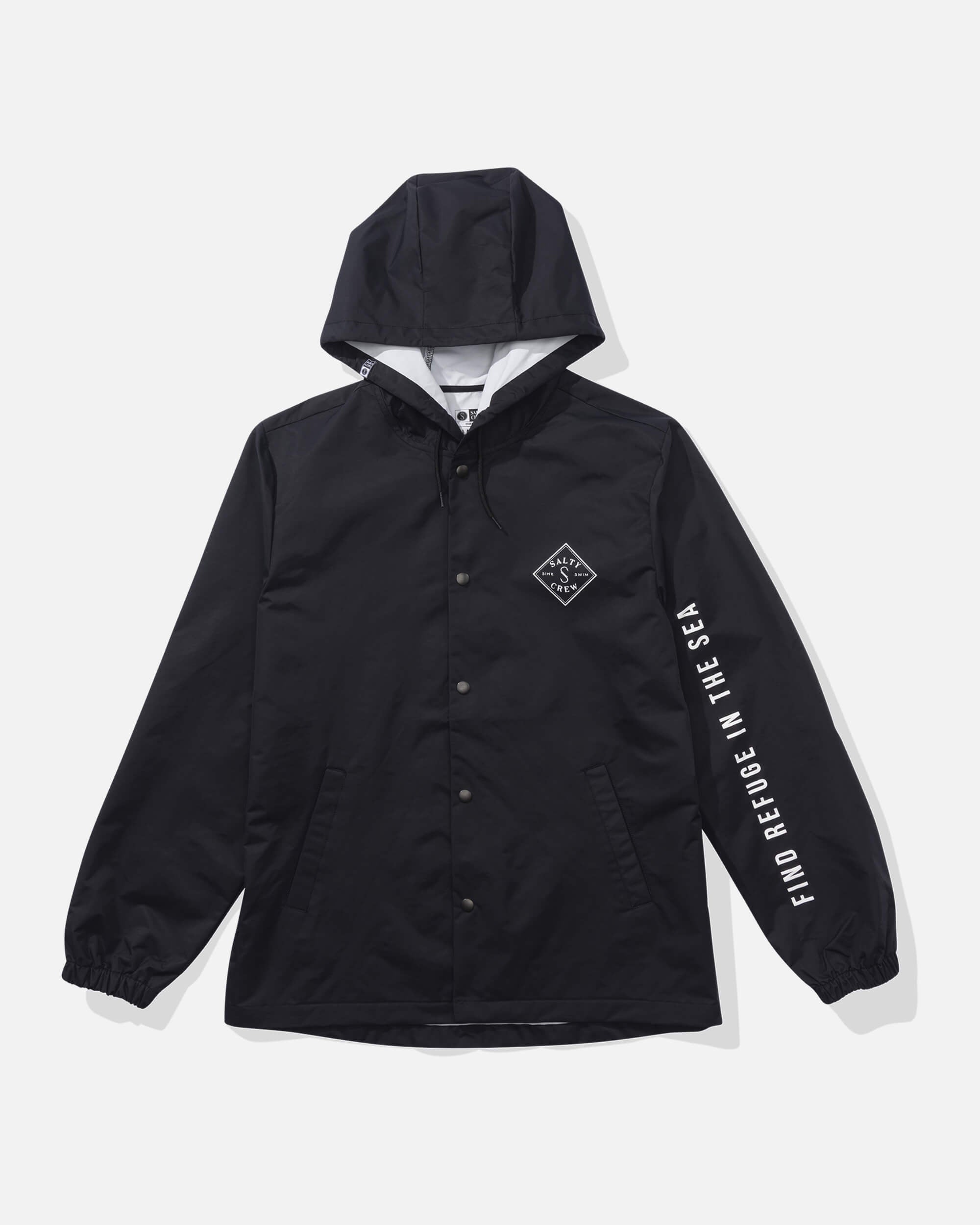 Tippet Snap Jacket - Black | Salty Crew Europe Tippet Snap Jacket - Black | Salty Crew Europe