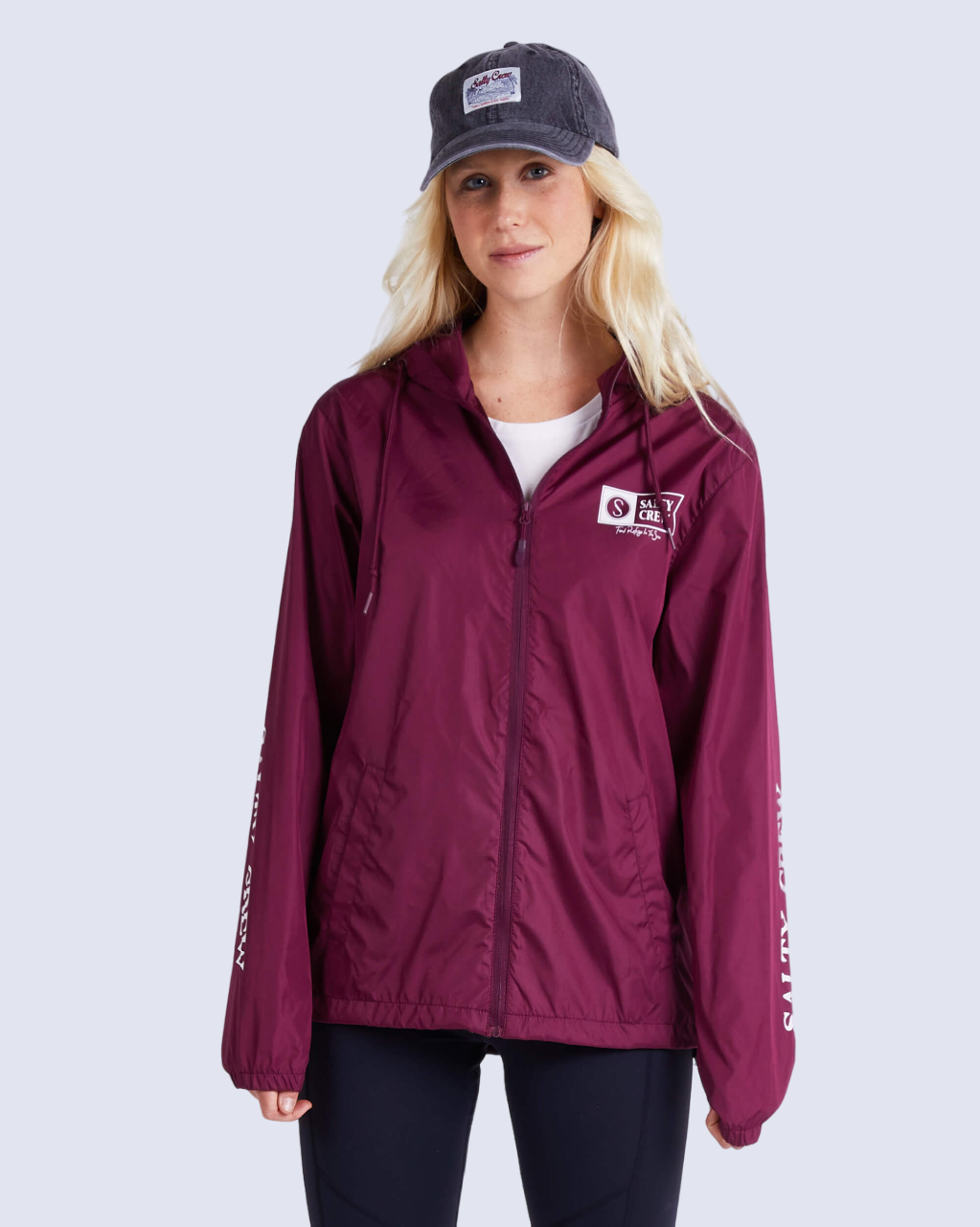 Shop Alpha Windbreaker Maroon