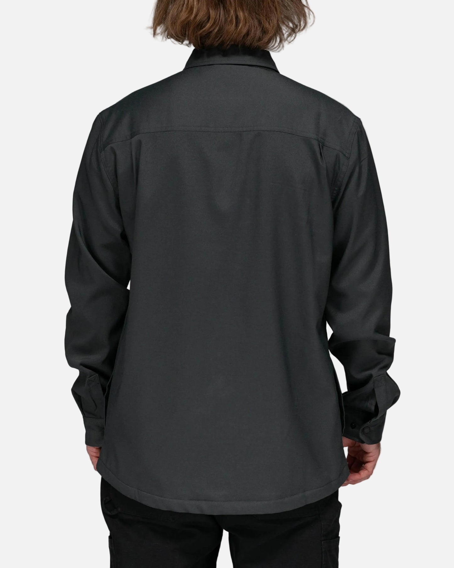 Salty crew WOVEN SHIRTS Fathom L/S Tech Shacket - Charcoal in Charcoal