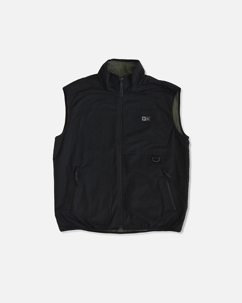Tundra Reversible Polar Vest - Black