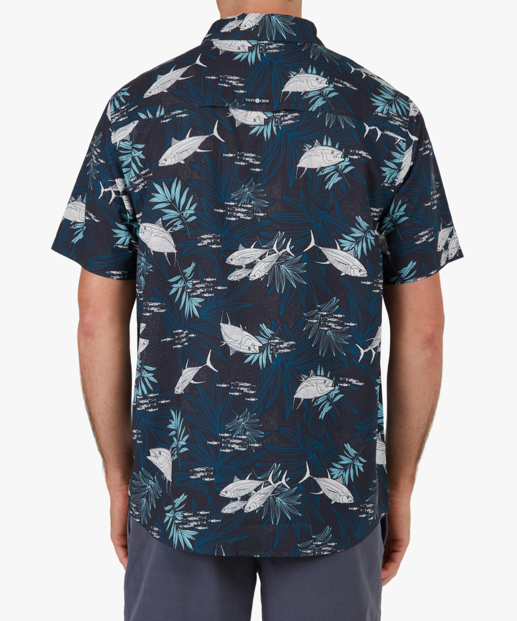 Feeding Frenzy Uv Woven - Midnight