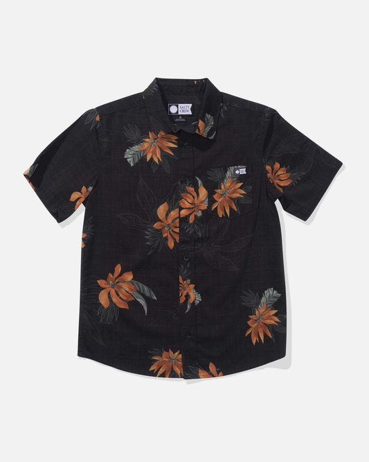 Salty crew WOVEN SHIRTS Bloomin Ss Woven Kids - Black in Black
