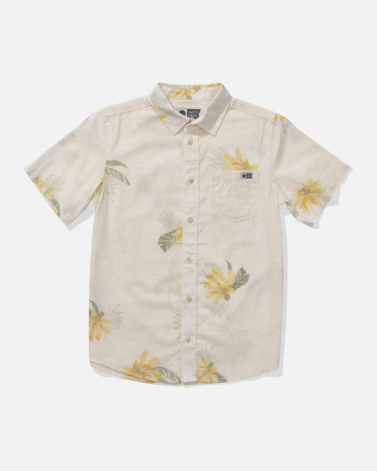 Salty crew WOVEN SHIRTS Bloomin Ss Woven Kids - Salt in Salt