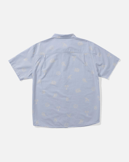 Salty crew WOVEN SHIRTS Good Vibes Ss Woven - Blue Fog in Blue Fog