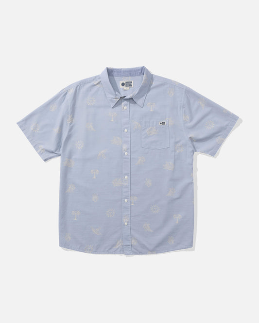 Salty crew WOVEN SHIRTS Good Vibes Ss Woven - Blue Fog in Blue Fog